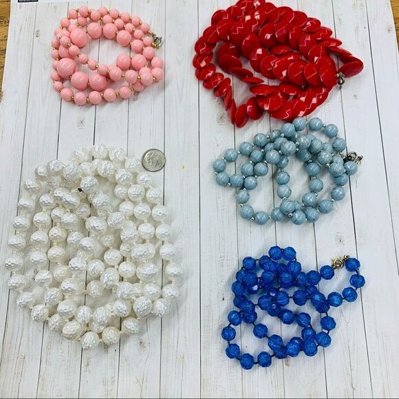 VTG Beaded Necklace Bundle - Picture 1 of 6